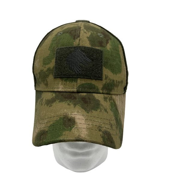 FIELDCRAFT Adjustable Tactical Trucker Hat ATACS-FG Pattern - Picture 2 of 5
